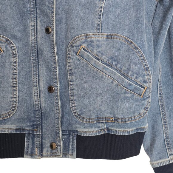 Marc New York Denim Jacket Size LARGE - Picture 3 of 8